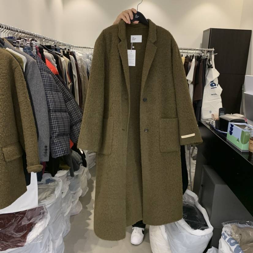 THE SECOND GROW東大門㊣直郵女士新款25秋冬中長款大衣不含披肩THE SECOND GROW中長款大衣