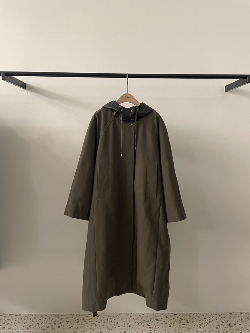2DA/DARIMI-P韓國直郵㊣女裝新款25秋冬休閑長款風衣含腰帶2DA/DARIMI-P長款風衣