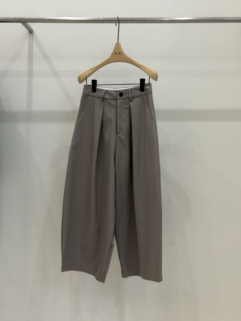AUTUMN BEIGE-Q東大門㊣代購女士新品職業25秋冬休閑褲紐扣A.b/AUTUMN BEIGE休閑褲