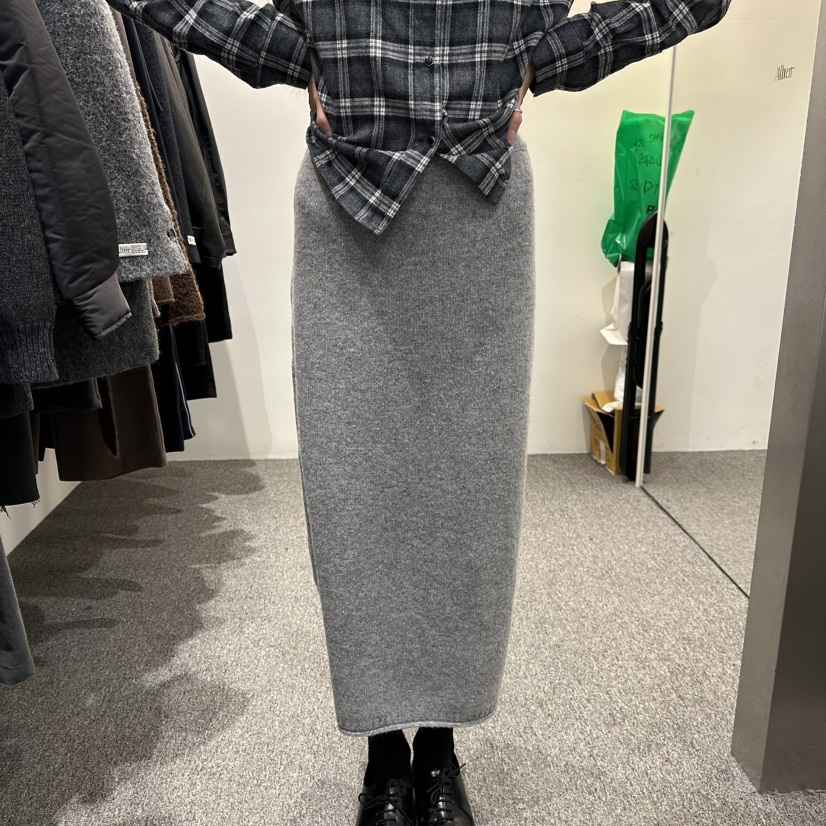 ALTER韓國代購㊣女士新款熱賣25秋冬人氣時尚職業休閑真品長裙Alter長裙