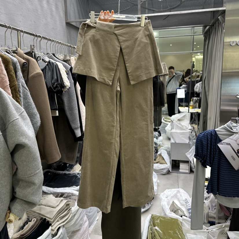 UOOV東大門㊣實拍女裝新品時尚熱賣人氣推薦職業真品25秋冬裙褲UOOV裙褲