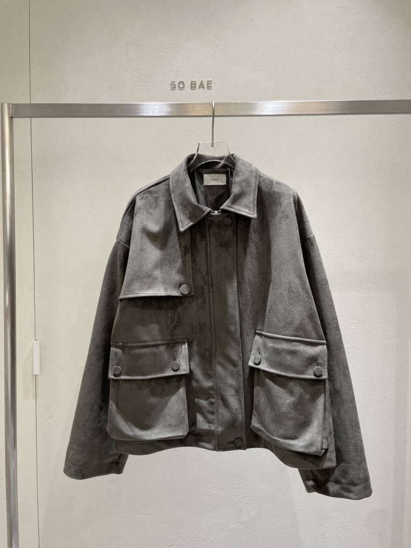 SO BAE韓國直郵㊣女裝新品職業推薦熱賣休閑真品25秋冬夾克口袋SO BAE夾克