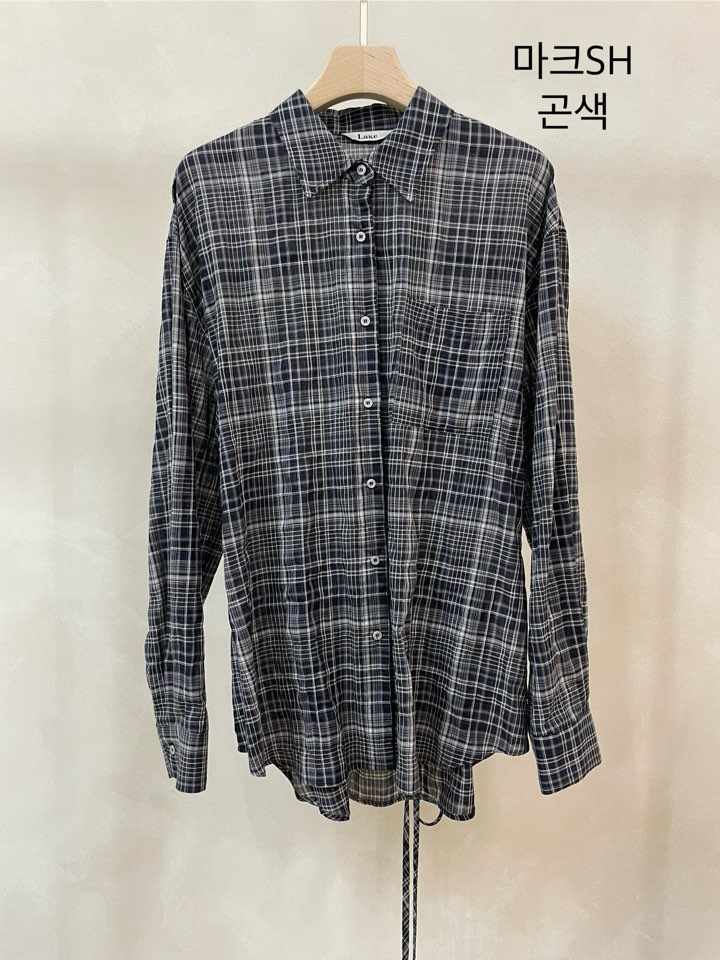 LAKE-A東大門㊣代購女裝新品人氣休閑時尚職業熱賣襯衫蕾絲衫Lake side襯衫/蕾絲衫