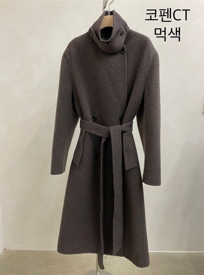 LAKE-A東大門㊣直郵女士新品25秋冬時尚熱賣人氣中長款大衣Lake side中長款大衣