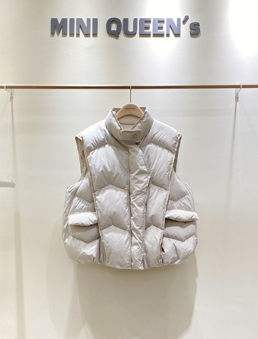 MINIQUEENS韓國直郵㊣女裝新品推薦休閑時尚真品熱賣馬甲絨MINIQUEENS馬甲