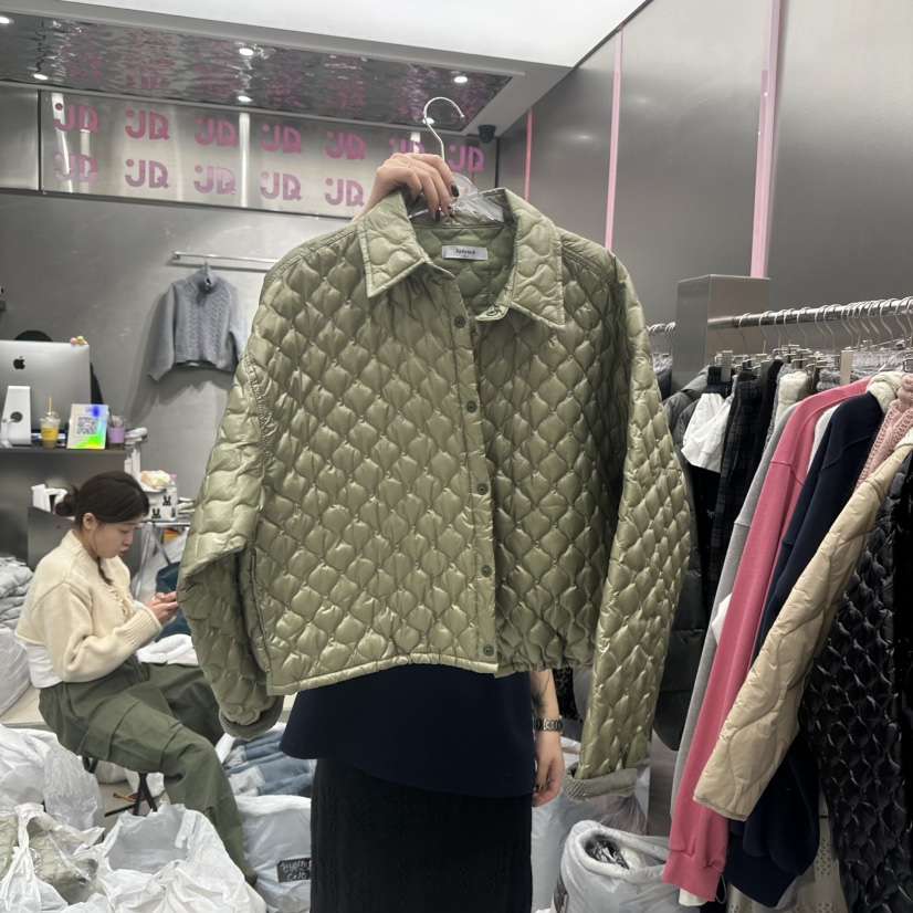 JUDYQUE韓國代購㊣女士新款25秋冬推薦真品熱賣休閑夾克鴨絨JUDYQUE夾克