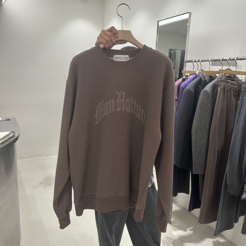 REPELLER東大門㊣直郵女士新品25秋冬真品人氣時尚衛衣薄絨REPELLER衛衣