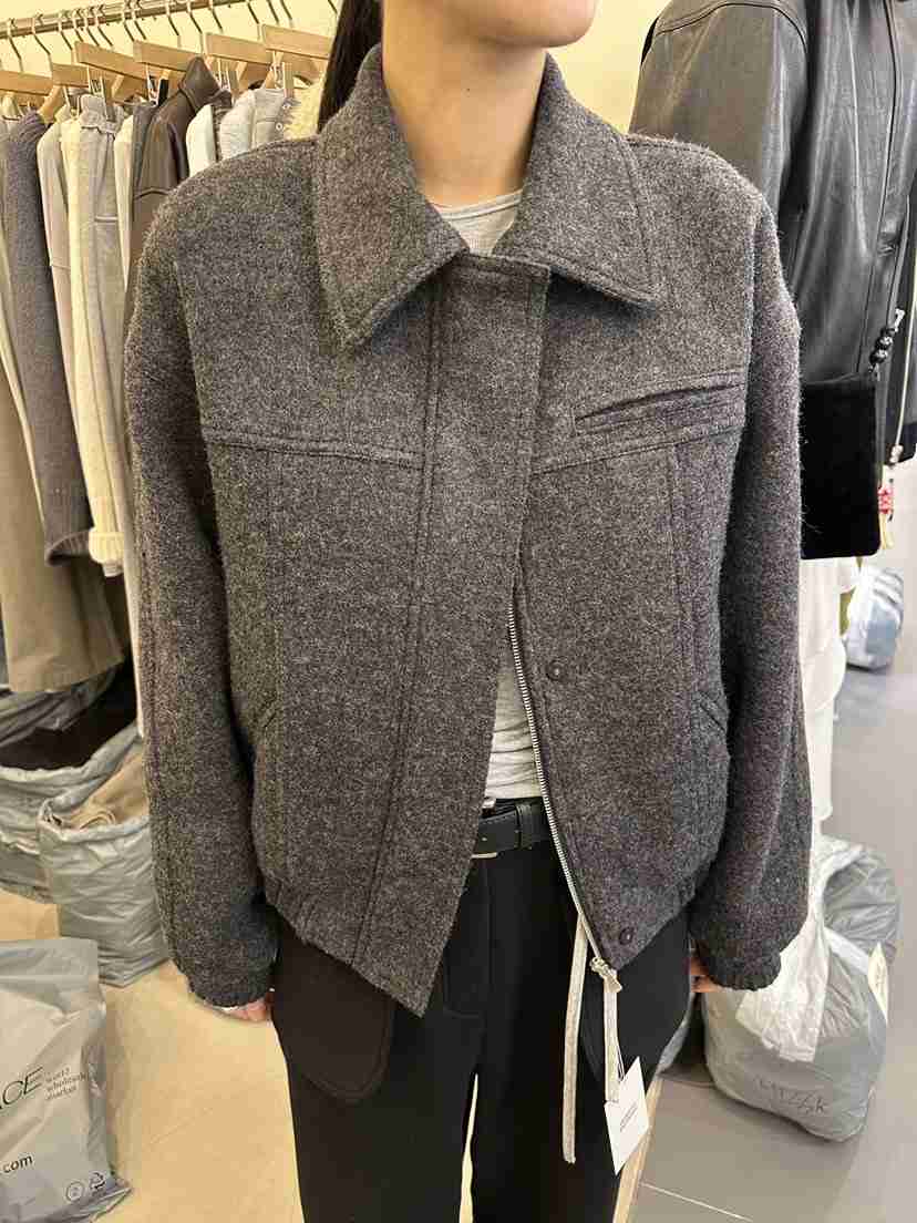 MONDAYMORING東大門㊣實拍女士新品休閑職業25秋冬夾克羊毛MONDAYMORING夾克