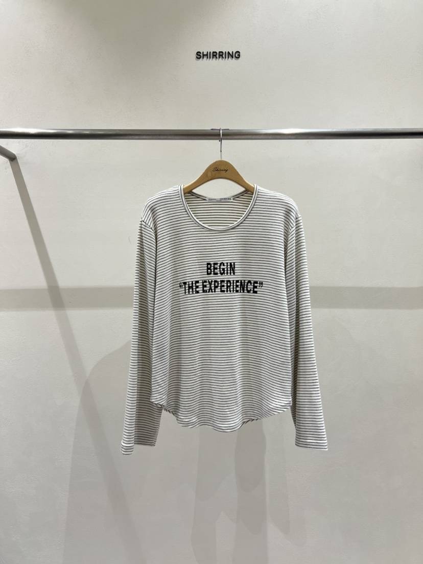 SHIRRING韓國直郵㊣女士新款熱賣真品推薦休閑職業25秋冬長袖T恤SHIRRING長袖T恤