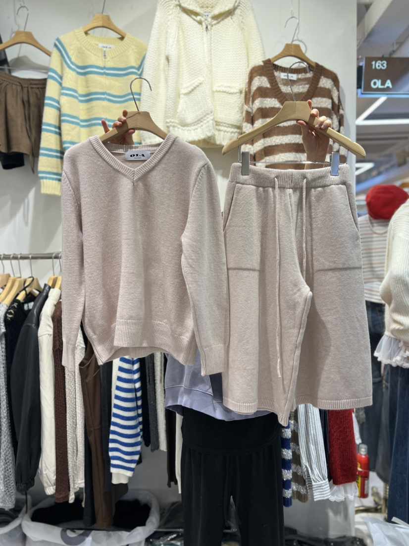 OLA韓國直郵㊣女裝新品人氣休閑25秋冬職業時尚真品推薦套裝mellor/OLA套裝