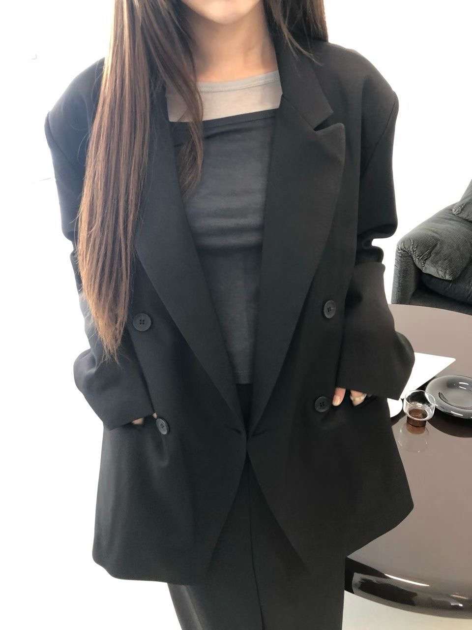 VIVID東大門㊣代購女士新品職業休閑人氣時尚熱賣25秋冬夾克VIVID夾克