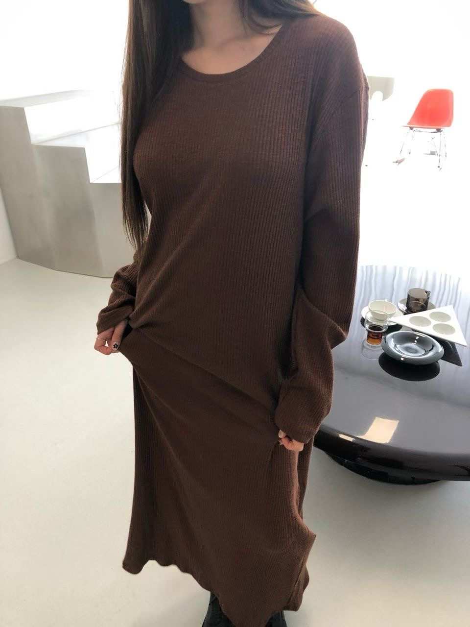 VIVID東大門㊣直郵女裝新款推薦熱賣25秋冬時尚人氣休閑連衣裙VIVID連衣裙