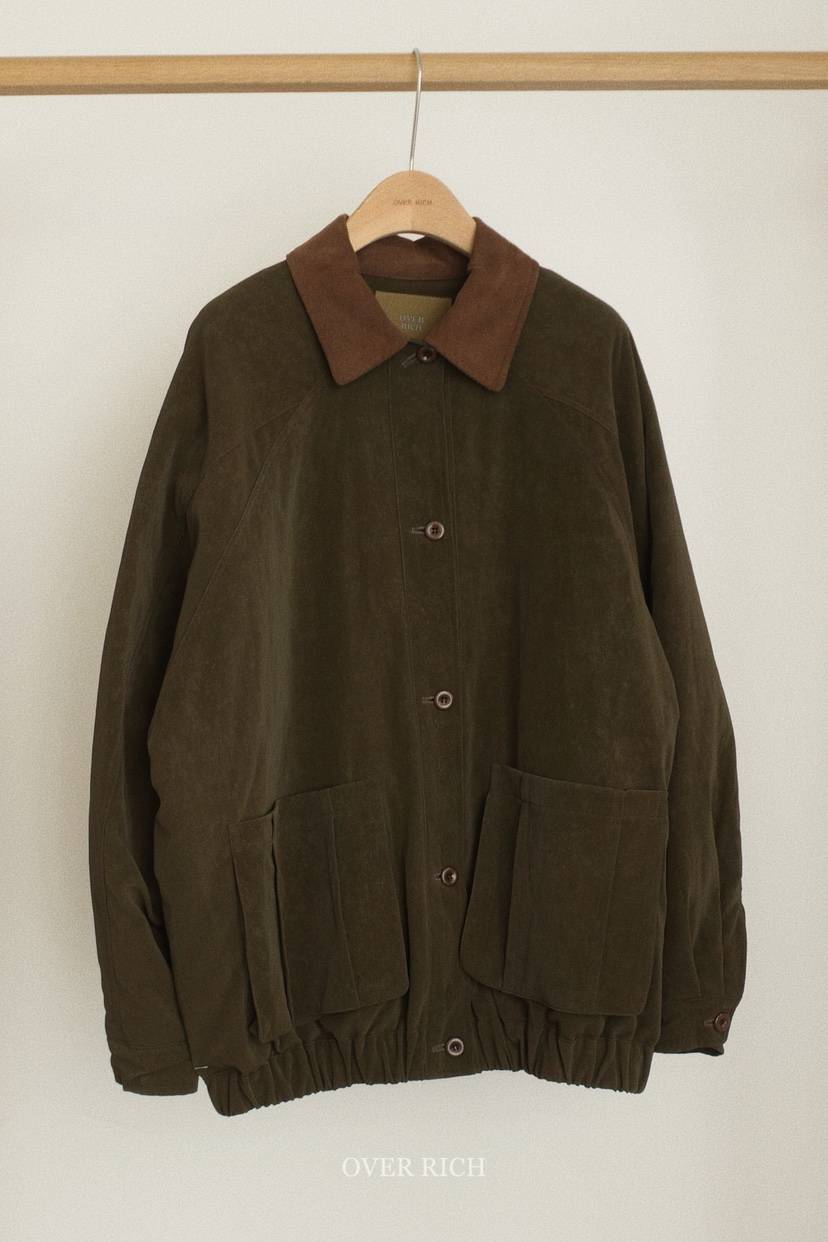 OVER RICH東大門㊣實拍女裝新品熱賣真品時尚25秋冬推薦夾克OVER RICH夾克