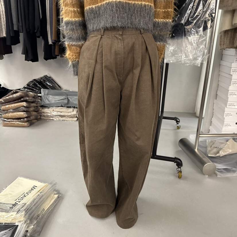 DOUBLE STANDARD/LE SMOKING/MAISONSTAFF韓國代購㊣女裝新品休閑休閑褲MAISONSTAFF休閑褲