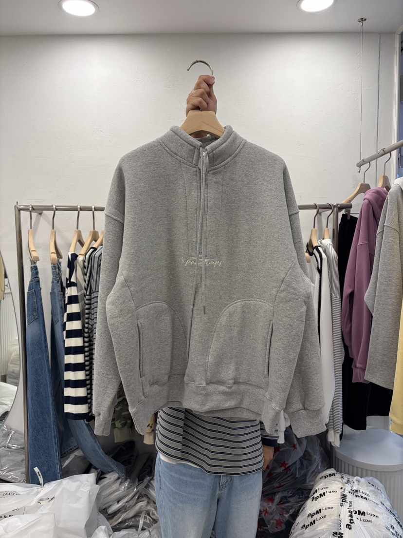 DELICATE韓國代購㊣女裝新款25秋冬熱賣人氣時尚真品夾克拉鏈DELICATE夾克