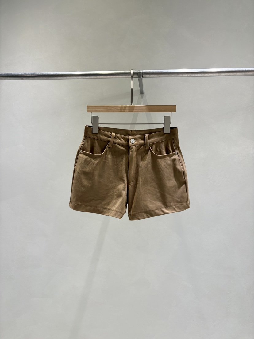 TOO HOT韓國直郵㊣女裝新款休閑推薦時尚職業短褲絨面革雙層TOO HOT短褲