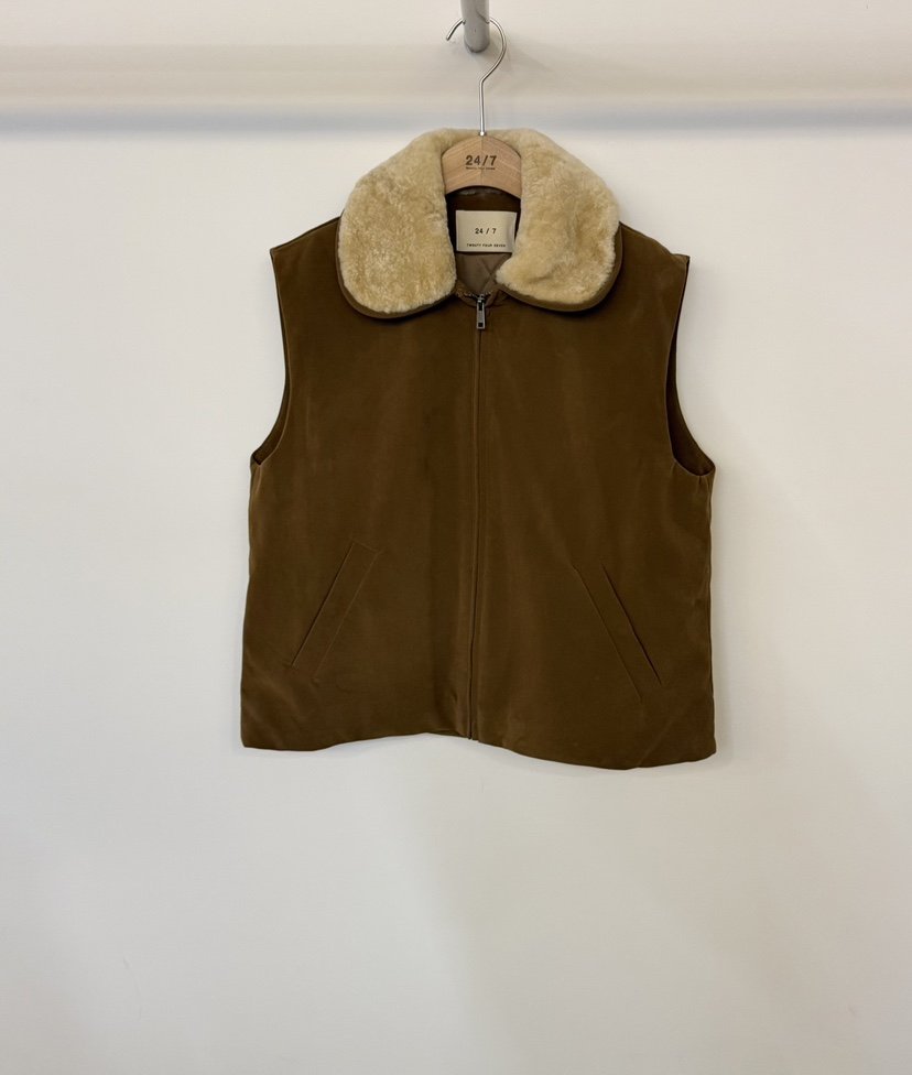 TWENTY FOUR SEVEN24-7東大門㊣實拍女士新品休閑馬甲羊毛TEWNTY FOUR SEVEN24-7馬甲