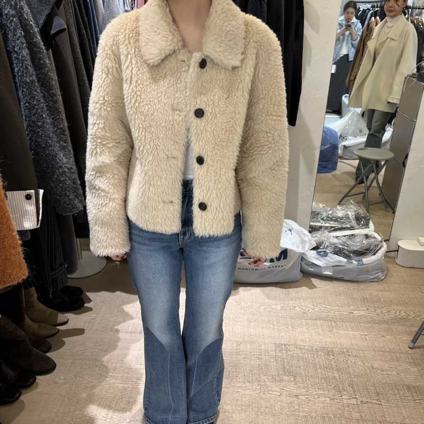 W AND J東大門㊣實拍女裝新款熱賣職業休閑時尚人氣短款大衣W AND J短款大衣