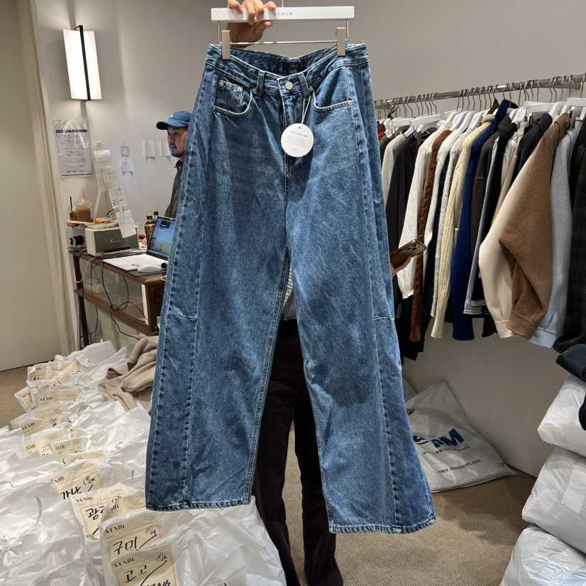 VENIR-a韓國代購㊣女士新品熱賣真品休閑時尚人氣職業牛仔褲VENIR-a牛仔褲