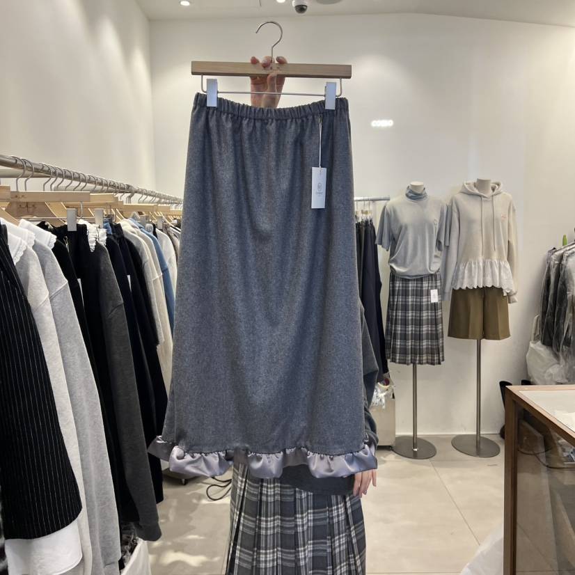 TAN&amp;COMO東大門㊣代購女裝新款真品職業人氣半身裙中短裙tan-COMO半身裙/中短裙