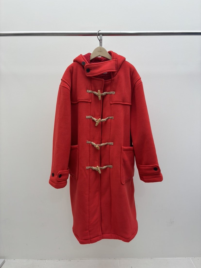 TOLL東大門㊣代購女士新品真品推薦25秋冬職業熱賣中長款大衣TOLL中長款大衣