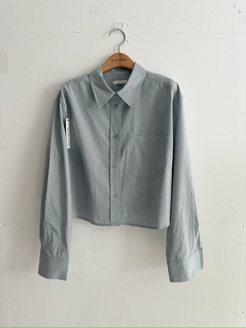 BLEECKER韓國直郵㊣女士新品熱賣時尚25秋冬職業襯衫蕾絲衫BLEECKER襯衫/蕾絲衫