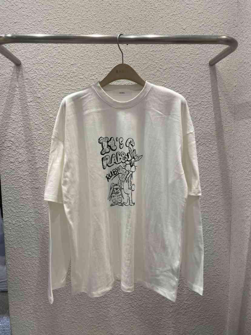 BABEL東大門㊣代購女裝新款休閑人氣真品推薦熱賣長袖T恤兔子BABEL長袖T恤