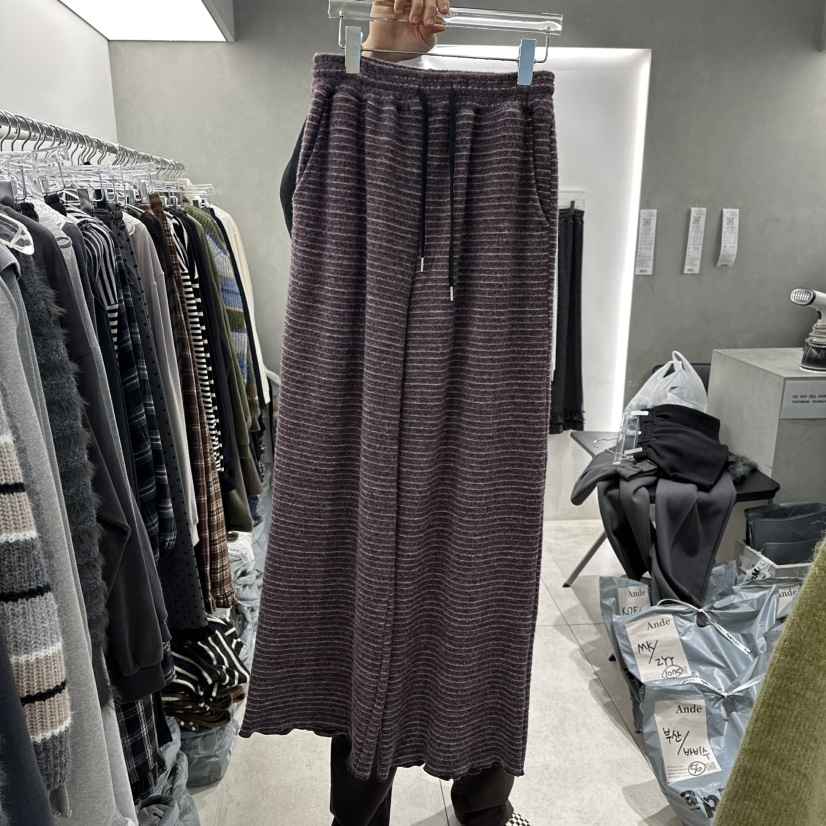 ANDE韓國直郵㊣女裝新品職業真品25秋冬熱賣休閑人氣休閑褲Ande休閑褲