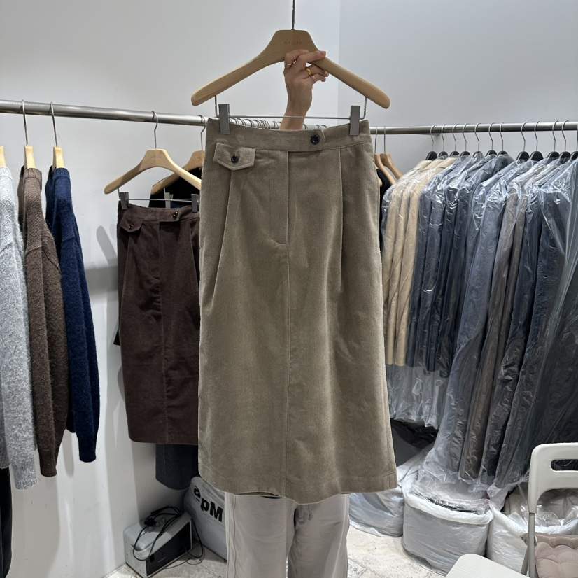 MAJDAN韓國代購㊣女裝新款時尚真品人氣推薦職業休閑熱賣長裙MAJDAN長裙