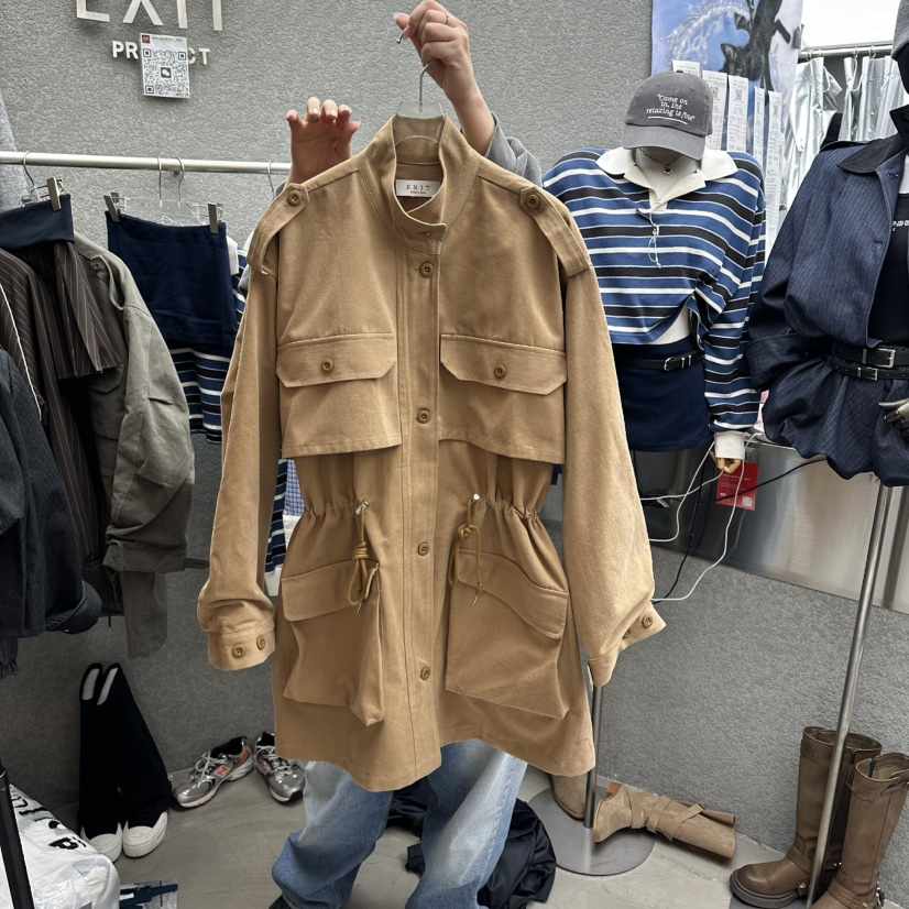 EXIT韓國直郵㊣女裝新品休閑真品時尚熱賣職業人氣25秋冬夾克EXIT夾克