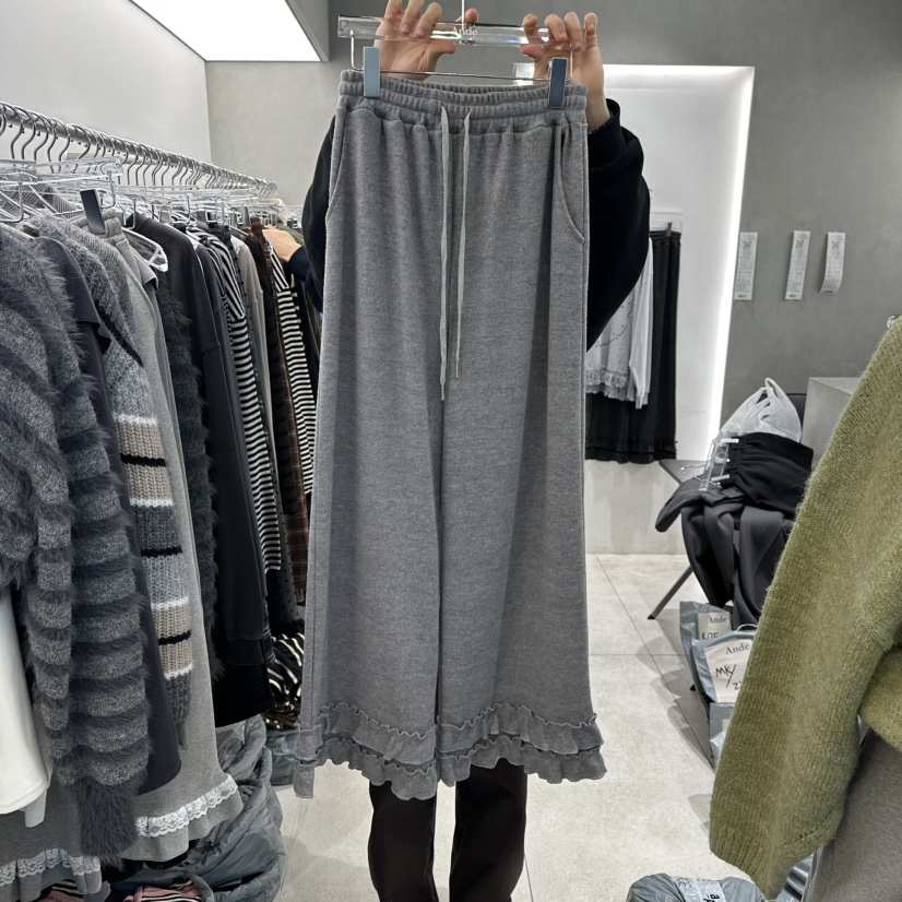 ANDE韓國直郵㊣女裝新款時尚人氣推薦職業25秋冬真品休閑褲Ande休閑褲