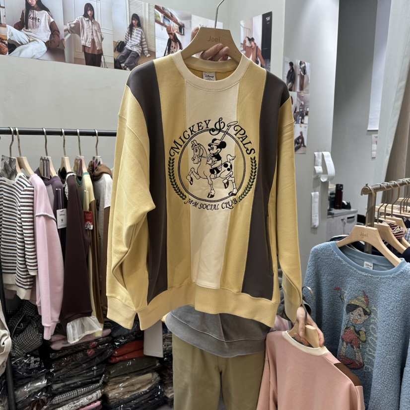 STICK WITH韓國代購㊣女裝新品休閑25秋冬真品熱賣人氣衛衣STICK WITH衛衣