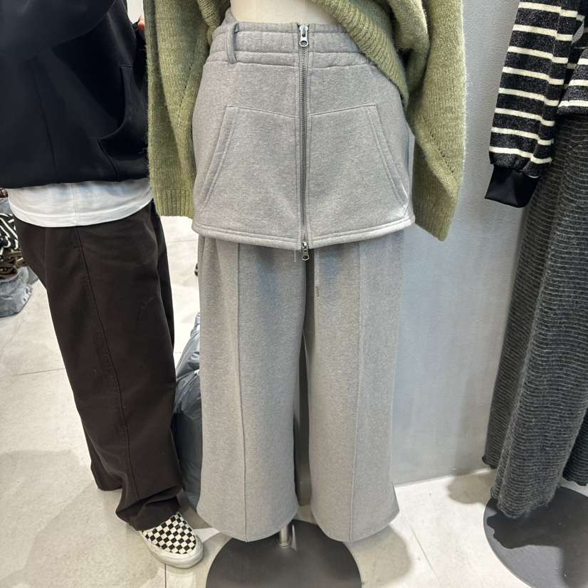 ANDE東大門㊣實拍女士新款真品人氣休閑25秋冬短裙不含褲子Ande短裙