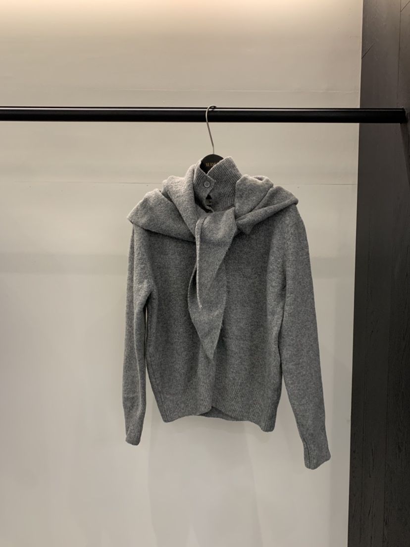 MURMUR東大門㊣直郵女裝新品熱賣推薦時尚針織衫含圍巾套裝MURMUR針織衫