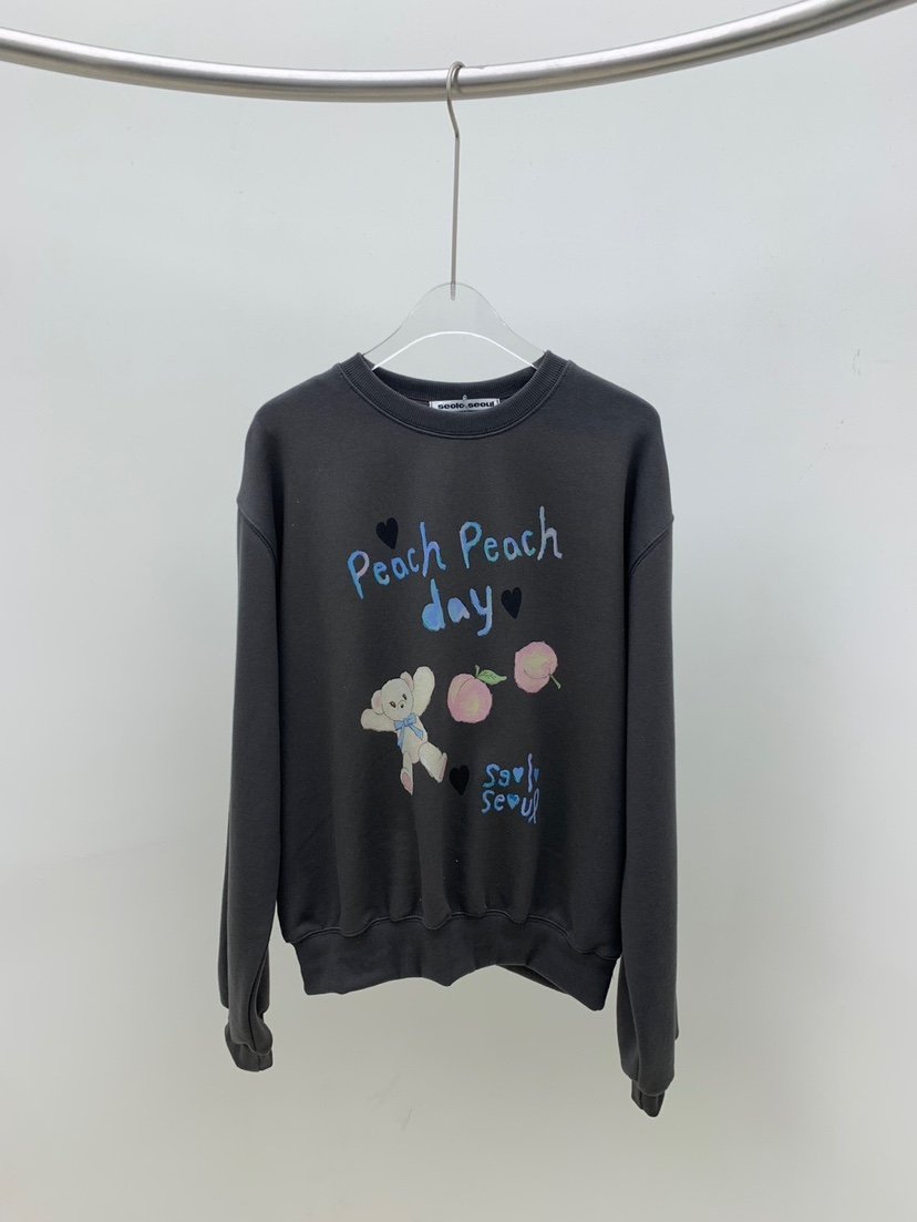 SEOLO韓國直郵㊣女士新品時尚真品職業休閑推薦熱賣人氣衛衣Seolo seoul衛衣