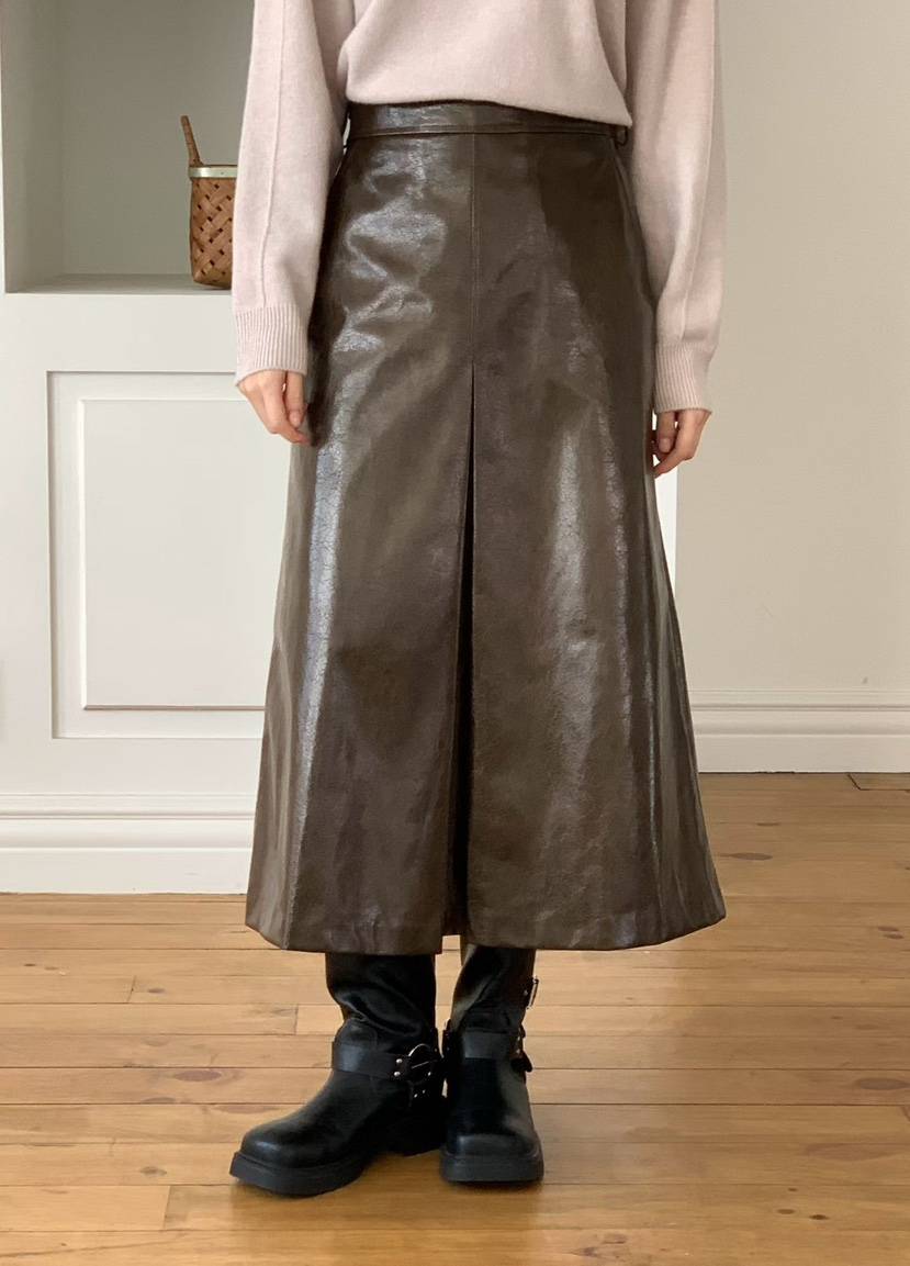 BINUS東大門㊣實拍女士新款25秋冬熱賣休閑職業時尚推薦長裙BINUS長裙