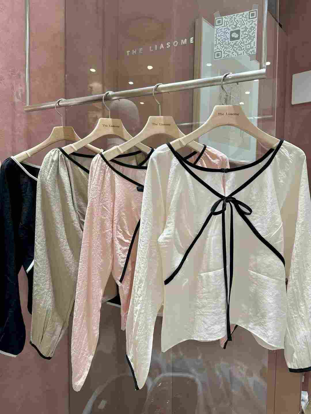 THE LIASOME東大門㊣代購女裝新款人氣25秋冬職業襯衫蕾絲衫THE LIASOME襯衫/蕾絲衫