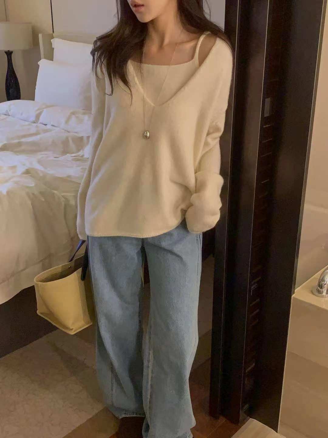 MIELLE-미엘르-OT東大門㊣代購女裝新品25秋冬休閑時尚套裝MIELLE-미엘르-OT套裝