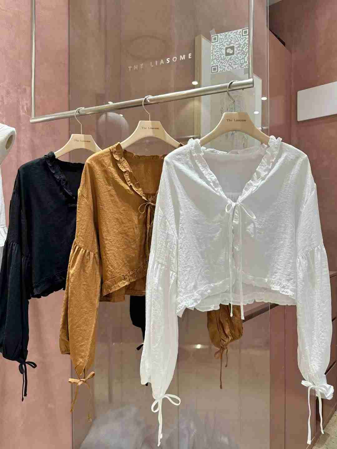 THE LIASOME東大門㊣代購女裝新款時尚真品推薦襯衫蕾絲衫THE LIASOME襯衫/蕾絲衫