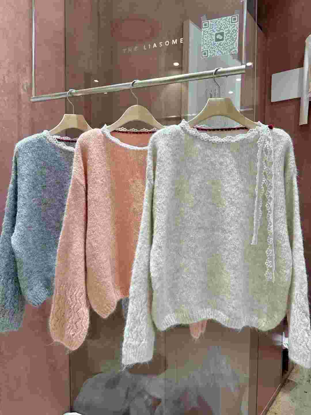 THE LIASOME東大門㊣代購女裝新款時尚休閑人氣真品針織衫THE LIASOME針織衫