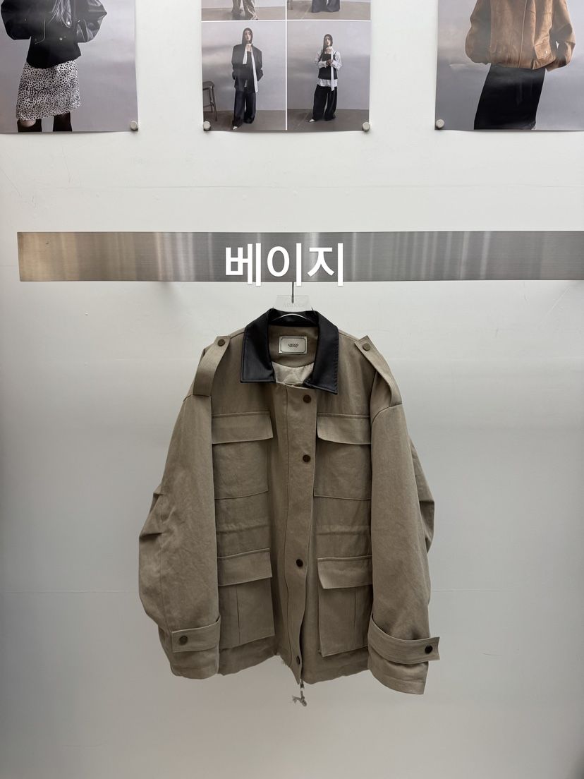 AMOOD韓國直郵㊣女裝新品人氣職業時尚推薦熱賣夾克水洗棉質AMOOD夾克