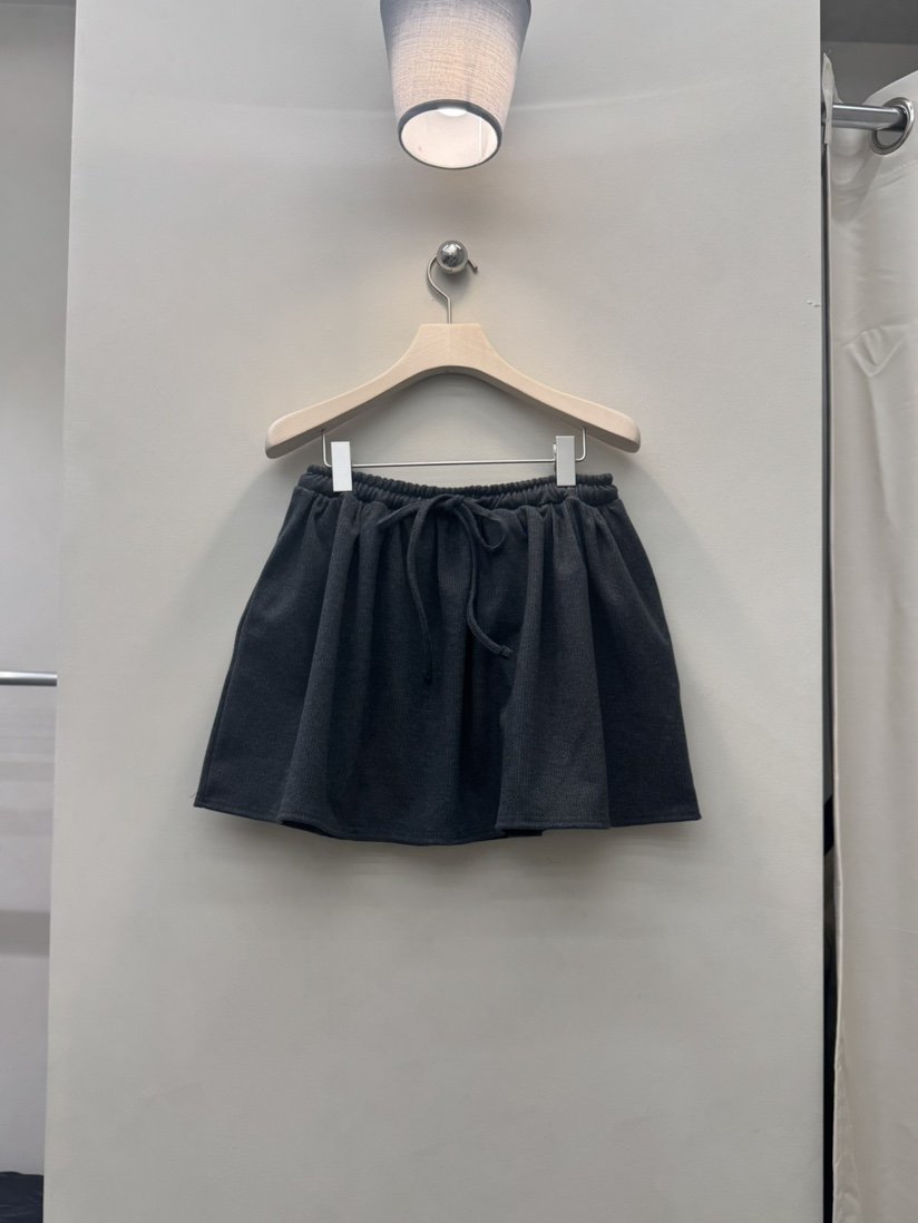 NOTHING韓國直郵㊣女士新品熱賣人氣25秋冬職業休閑短裙系帶NOTHING短裙