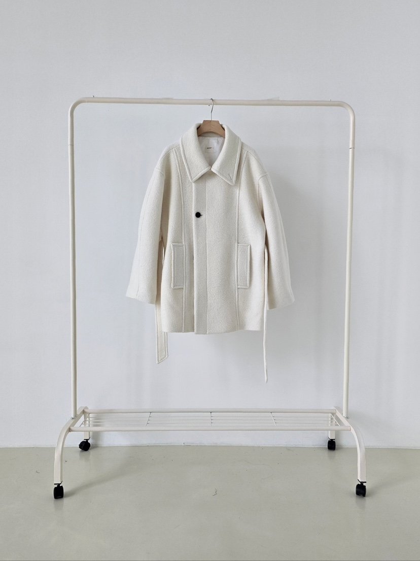 J SHOP韓國代購㊣女裝新款25秋冬職業推薦休閑真品夾克含腰帶J_SHOP夾克