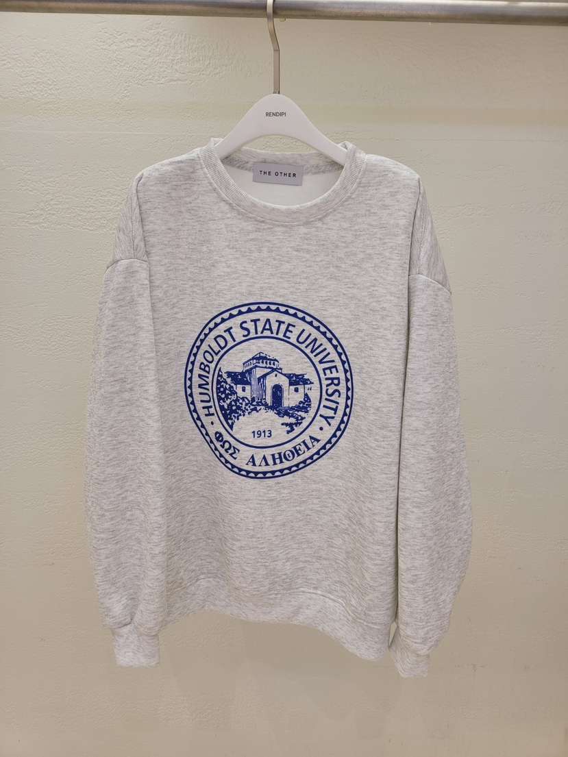 THE OTHER韓國直郵㊣女士新品時尚推薦休閑25秋冬衛衣海軍THE OTHER衛衣