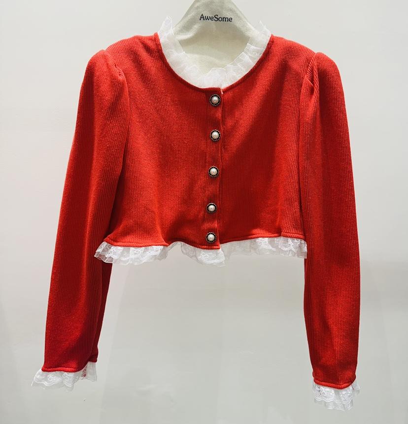 AWESOME-P東大門㊣代購女士新款25秋冬人氣推薦針織衫開衫AWESOME-P針織衫