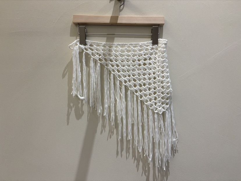 MABE東大門㊣實拍女士新款休閑人氣真品熱賣職業短裙流蘇腰帶MABE短裙