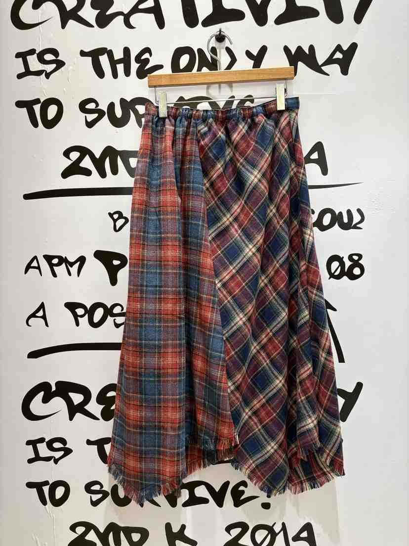 2ND K韓國代購㊣女士新款時尚職業25秋冬真品熱賣長裙格紋2ND K長裙