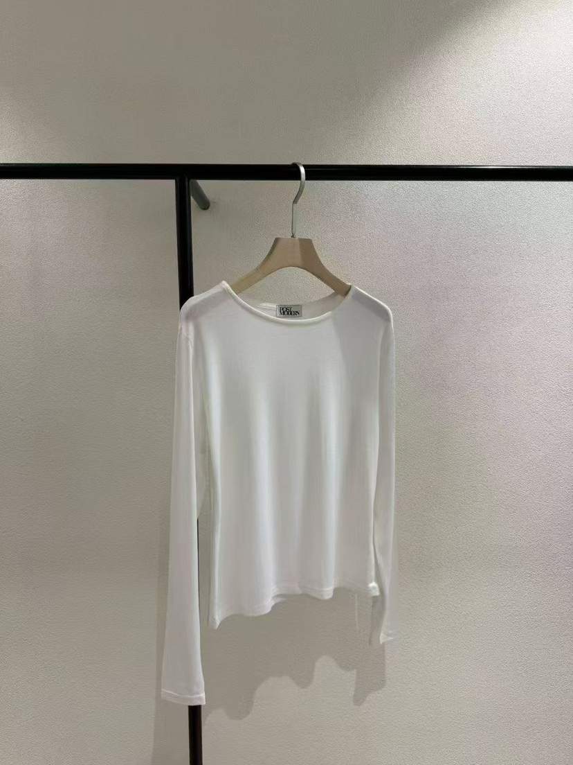 POSTMODERN韓國直郵㊣女士新款熱賣25秋冬人氣休閑推薦長袖T恤POSTMODERN長袖T恤