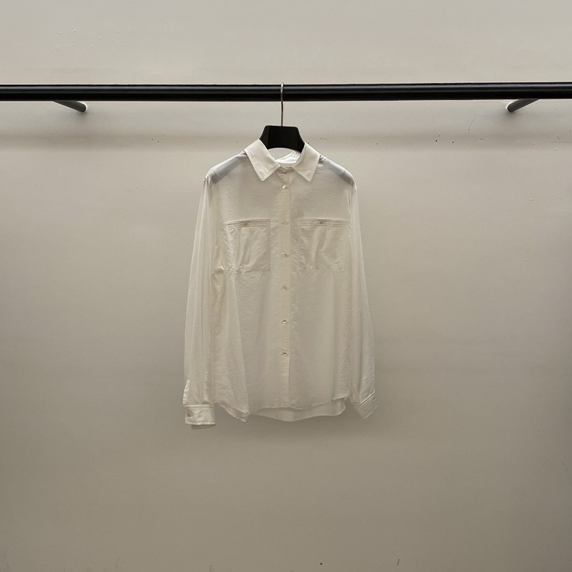 ID東大門㊣代購女士新款職業推薦真品熱賣休閑襯衫蕾絲衫口袋ID襯衫/蕾絲衫