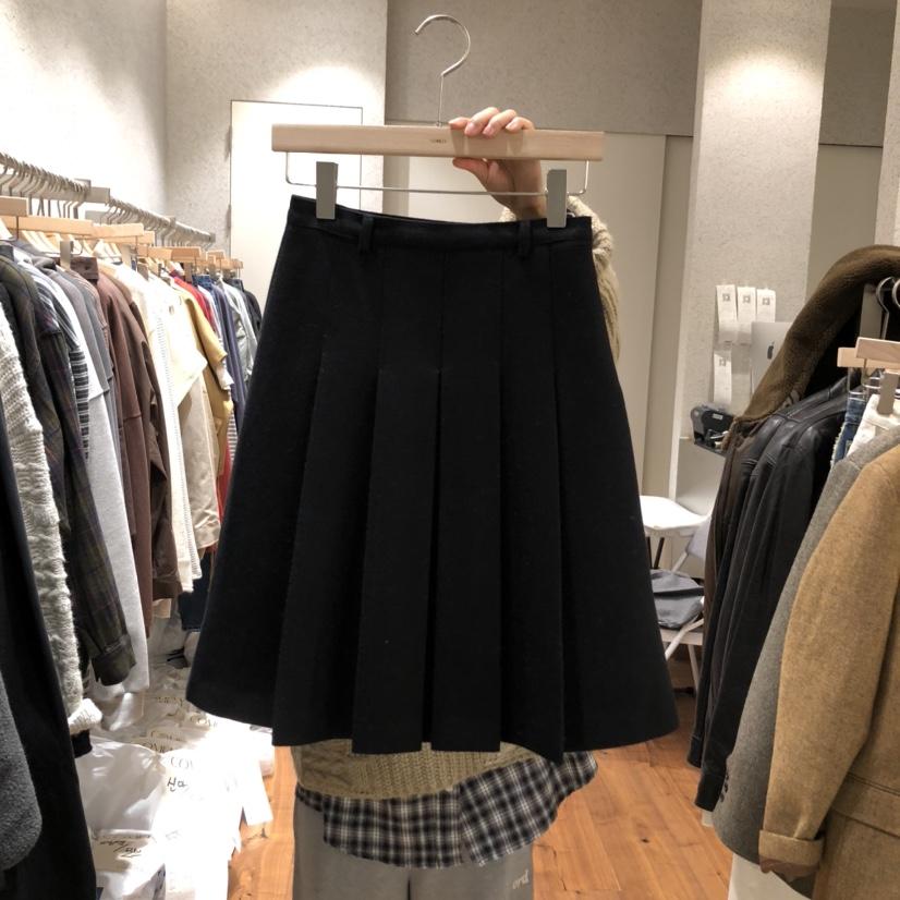 COMELY東大門㊣直郵女士新品25秋冬職業推薦半身裙中短裙羊毛COMELY半身裙/中短裙